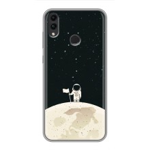 Космічні Чохли для Хуавей Гонор 8Х (VPrint) (На місяці)