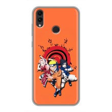 Naruto Anime Чехлы для Хуавэй Хонор 8Х (AlphaPrint) – команда Наруто