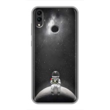Силіконовый Чохол з принтом "Космонавти" на Huawei Honor 8X (Космонавт романтик)