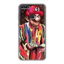 Брендновые Чехлы для Huawei Honor 9 Lite - (PREMIUMPrint) (Mario LV)