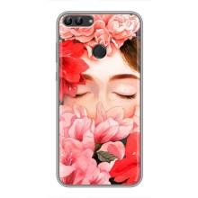 Чехлы (ART) Цветы на Huawei Honor 9 Lite (VPrint) (Глаза в цветах)