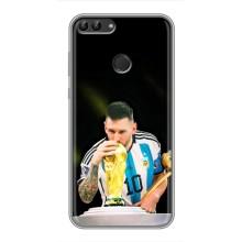 Чехлы для Huawei Honor 9 Lite (Leo чемпион) (AlphaPrint) (Кубок Месси)