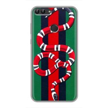 Чехлы ГУЧЧИ для Хуавей Хонор 9 Лайт (AlphaPrint) (Gucci змия)