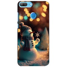 Чехлы на Новый Год Huawei Honor 9 Lite – Снеговик праздничный