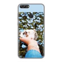 Чехлы с изображением разных животных для Huawei Honor 9 Lite (Ежик на руках)