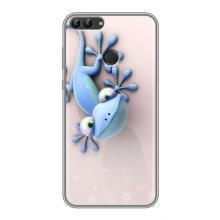 Чехлы с изображением разных животных для Huawei Honor 9 Lite (Геккон)