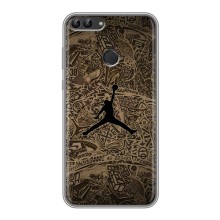 Чехлы для Huawei Honor 9 Lite - с картинкой JORDAN (AlphaPrint) (Logo Jordan)