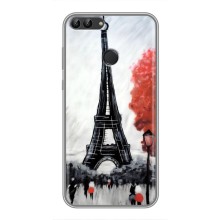 Чехол Эйфелева Башня для Huawei Honor 9 Lite - (AlphaPrint) (Башня в Париже)