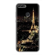 Чехол Эйфелева Башня для Huawei Honor 9 Lite - (AlphaPrint) (Ночной Париж)