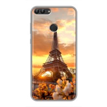 Чехол Эйфелева Башня для Huawei Honor 9 Lite - (AlphaPrint) (Солнечная башня)