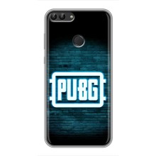 Чехол PUBG для Хуавей Хонор 9 Лайт (AlphaPrint) (Лого PUBG)