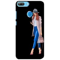 Чехол с картинкой Модные Девчонки Huawei Honor 9 Lite – Девушка со смартфоном
