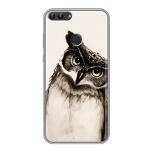 Чехол с птицами на Huawei Honor 9 Lite (VPrint) (Сова)