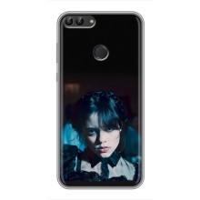 Чехлы Венсдей на Huawei Honor 9 Lite Уэнсдей (AlphaPrint) (взгляд Уэнздей)