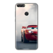Силиконовый чехол Маквин для Huawei Honor 9 Lite – Маквин на трасе