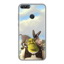 Чохол з мультфільмом Шрек на Huawei Honor 9 Lite – Шрек і осел