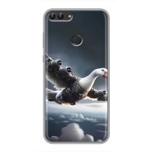 Чехол с мемом Тралалело тралала на Huawei Honor 9 Lite (Бомбардини гусини)
