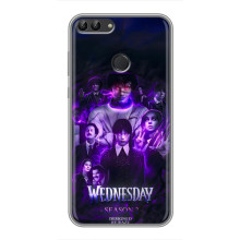 Чехол с дизайном Венздей 2 на Huawei Honor 9 Lite