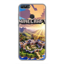 Чехол с картинками Майнкрафт для Хуавей Хонор 9 Лайт – Minecraft