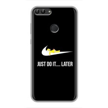 Чехол с логотипом Найк на Huawei Honor 9 Lite – Nike just do it