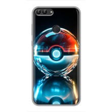 Чехол с Пикачу на Huawei Honor 9 Lite (Мяч Пикачу)