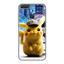 Чехол с Пикачу на Huawei Honor 9 Lite (Пикачу в городе)