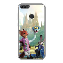 Чехол Зоотрополіс на Huawei Honor 9 Lite – Ник Джуди и змея