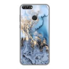 Мраморный чехол на Huawei Honor 9 Lite (VPrint) (Нежный мрамор)