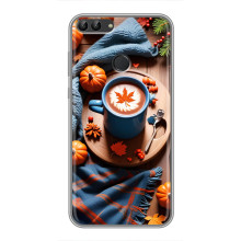 Чохол з унікальним дизайном 'Осінь з кавою' для Huawei Honor 9 Lite – Кава і гарбузики