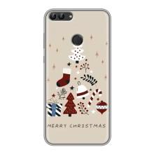 Рождественские Чехлы для Huawei Honor 9 Lite (VPrint) (Merry Christmas)