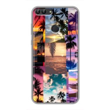 Силиконовый чехол с КАРТИНКАМИ лето для Huawei Honor 9 Lite (AlphaPrint) (Летний отпуск)