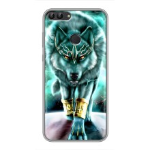 Защитные чехлы для Хуавей Хонор 9 Лайт (AlphaPrint) (ХИТ продаж) ВОЛК (Яркий волк)