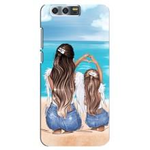 Чехол с печатью для Huawei Honor 9, Glory 9, STF - (Мама с ребенком) (AlphaPrint) (Мама с доченькой)