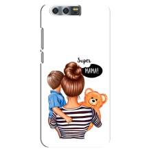 Чехол с печатью для Huawei Honor 9, Glory 9, STF - (Мама с ребенком) (AlphaPrint) (Мама с сыном)