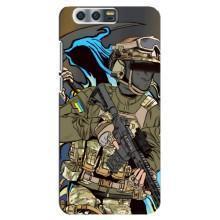 Чехлы с картинкой ЗСУ для Huawei Honor 9, Glory 9, STF (AlphaPrint) (Воин ВСУ)