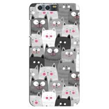 Чехлы с Котиками для Huawei Honor 9, Glory 9, STF (VPrint) (Рисованные котики)