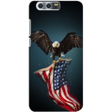 Чехол Флаг USA для Huawei Honor 9, Glory 9, STF – Орел и флаг