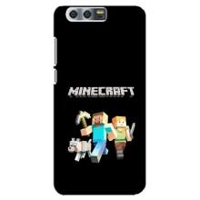 Чехол Майнкрафт на Huawei Honor 9, Glory 9, STF (AlphaPrint) Minecraft (герои Minecraft)