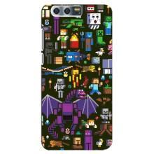 Чехол Майнкрафт на Huawei Honor 9, Glory 9, STF (AlphaPrint) Minecraft (Коллаж Майнкрафт)