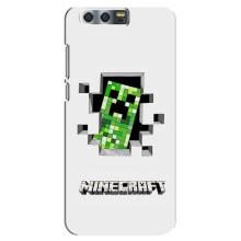 Чехол Майнкрафт на Huawei Honor 9, Glory 9, STF (AlphaPrint) Minecraft (крипер Майнкрафт)