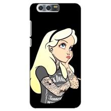 Чехол с печатью для Huawei Honor 9, Glory 9, STF - (Мода) (AlphaPrint) (Девочка в тату)