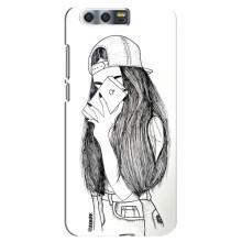 Чехол с печатью для Huawei Honor 9, Glory 9, STF - (Мода) (AlphaPrint) (Фото девочки)