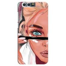 Чехол с печатью для Huawei Honor 9, Glory 9, STF - (Мода) (AlphaPrint) (Макияж)