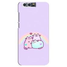 Чехол на  Хуавей Хонор 9, Глори 9, СТВ с Котами (VPrint) (Радужные котики)