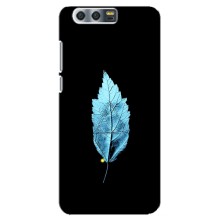 Чохол з картинками на чорному фоні для Huawei Honor 9, Glory 9, STF – Листя