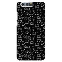 Чехол с принтом для Huawei Honor 9, Glory 9, STF (AlphaPrint) Модные коты (Меленькие котики)