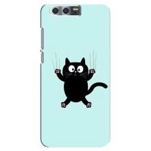 Чехол с принтом для Huawei Honor 9, Glory 9, STF (AlphaPrint) Модные коты (Падающий кот)