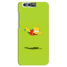 Чехол с Симпсонами для Huawei Honor 9, Glory 9, STF (VPrint) (Барт Симпсон)