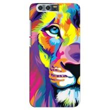 Чехол со Львом для Huawei Honor 9, Glory 9, STF (VPrint) (Яркий Лев)