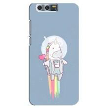 Чехол Unicorn на Huawei Honor 9, Glory 9, STF (Единорог космонавт)